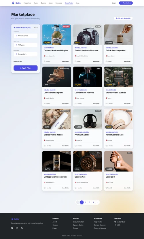 Classifieds Default